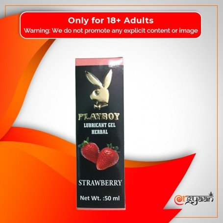 Playboy Lubricant Water Based Gel - Strawberry Flavoured CGS-034