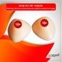 Silicone Breast Triangle D Cup SBP-003