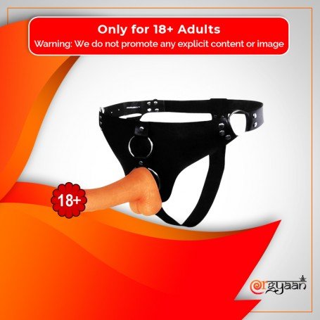 Mr. Limpy Whopper 7.8 Vibrating Female Lesbian Strap On SO-012