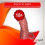 Solid Head Reusable Penis Extension Sleeve chocolate PES-026