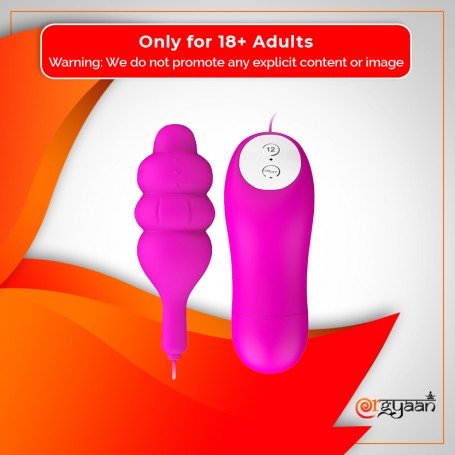 Purple Bullet Vibrator with 12 Vibration Settings BV-042